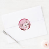 Sticker Rond Je fais Mariage Faire-part Enveloppe Sceau (Enveloppe)