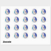 Sticker Rond Je ferais un Elfe (Feuille)