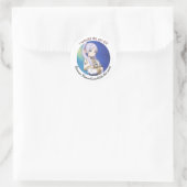 Sticker Rond Je ferais un Elfe (Sac)