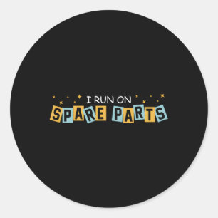 Sticker Rond Je Fonctionne Sur Spare P Liver Transplant Surviva