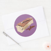 Sticker Rond Je Joue Au Xylophone ! (Enveloppe)