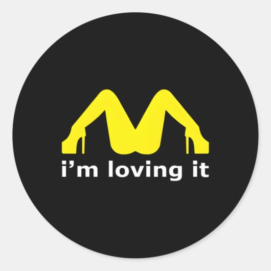 Sticker Rond Je L'Aime (Devant)