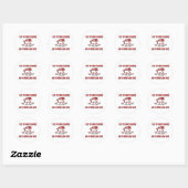 Sticker Rond Je laisse mon esprit s'évader (Feuille)