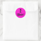 Sticker Rond Je le fais (Sac)