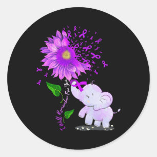 Sticker Rond Je Me Souviendrai De Vous Sunflower Alzheimerheime