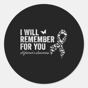 Sticker Rond Je Me Souviendrai Pour Vous Heimers Sensibilisatio