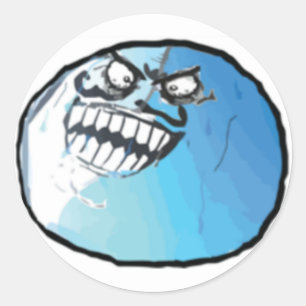 Sticker Rond Je me suis trouvé Meme comique