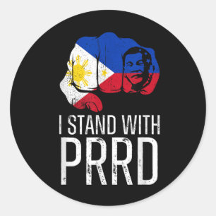 Sticker Rond Je Me Trouve Avec Digong Duterte Prrd Du30 Philipp