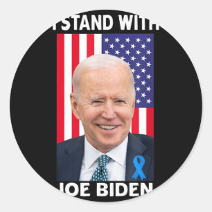 Sticker Rond Je Me Trouve Avec Joe3