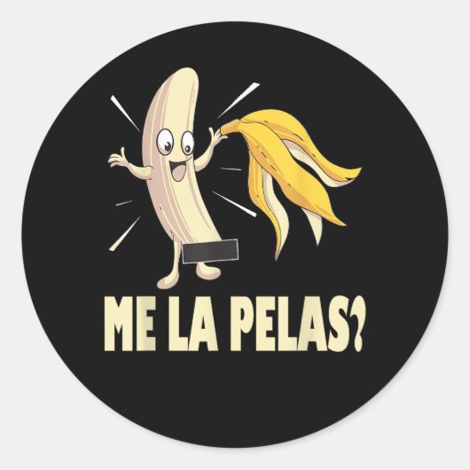 Sticker Rond Je m'en fiche (Devant)