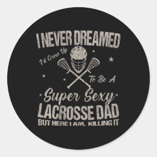 Sticker Rond Je N'Ai Jamais Rêvé Que J'Augmenterais Pour Être U