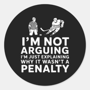 Sticker Rond Je ne discute pas, j'explique simplement pourquoi