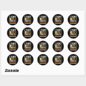 Sticker Rond Je Ne Donne Pas De Bière Schnitzel Ger Wurst Oktob (Feuille)