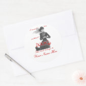 Sticker Rond Je ne peux pas vivre sans Livres Plaques (Enveloppe)