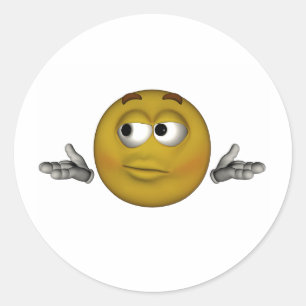 Sticker Rond Je ne sais pas