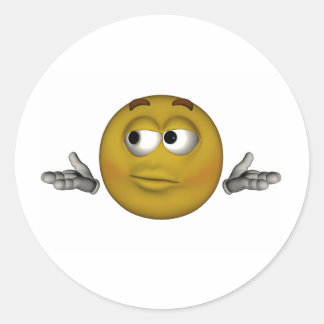 Sticker Rond Je ne sais pas