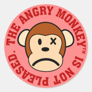 Sticker Rond Je ne suis pas satisfait avec votre représentatio