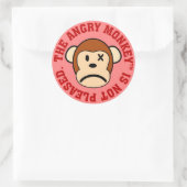 Sticker Rond Je ne suis pas satisfait de votre performance (Sac)