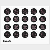 Sticker Rond Je Ne Suis Pas Savant Que Je Sais Juste Que Tu Dev (Feuille)