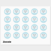 Sticker Rond Je parle des devis Fluent FRIENDS™ (Feuille)