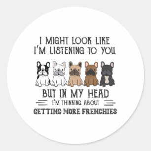 Sticker Rond Je pense à devenir plus de Français