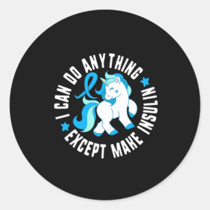Sticker Rond Je Peux Faire N'Importe Quoi, Sauf Faire De L'Insu