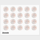 Sticker Rond Je peux faire toutes choses Philippiens 4:13 (Feuille)