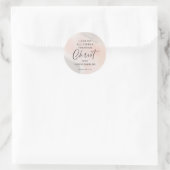 Sticker Rond Je peux faire toutes choses Philippiens 4:13 (Sac)