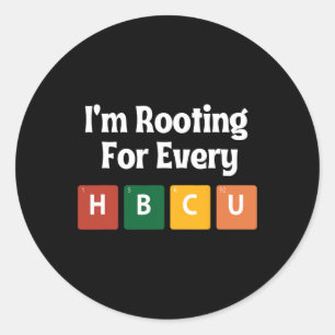 Sticker Rond Je pourris pour chaque mois d'histoire des Noirs H