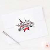 STICKER ROND JE PUNCH COLONIZERS (Enveloppe)