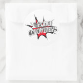 STICKER ROND JE PUNCH COLONIZERS (Sac)