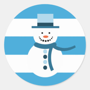 Sticker Rond Je rêve d'un bonhomme blanc