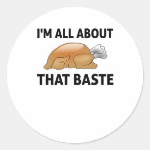 Sticker Rond Je suis à propos de cette casserole