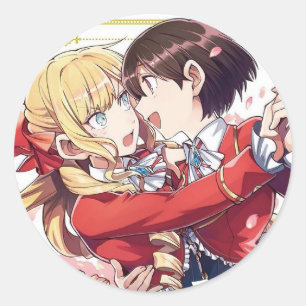 Sticker Rond Je suis amoureux de la Villainess   WataOshi