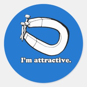 STICKER ROND JE SUIS ATTRAYANT
