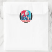 Sticker Rond Je Suis Avec Joe2 (Sac)