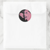 Sticker Rond Je Suis Chèvre (Sac)