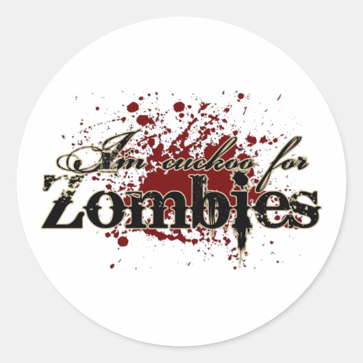 Sticker Rond Je suis coucou... (Devant)