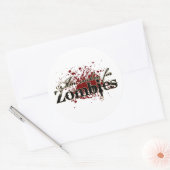 Sticker Rond Je suis coucou... (Enveloppe)