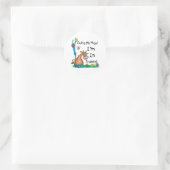 Sticker Rond Je suis en formation (Sac)