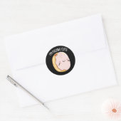 Sticker Rond Je suis en train de remplir mignonne Jelly Donut P (Enveloppe)