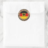 Sticker Rond Je suis fier.... (Sac)