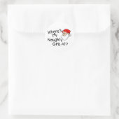 Sticker Rond Je Suis Fille De Filles (Sac)