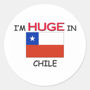 STICKER ROND JE SUIS IMMENSE AU CHILI