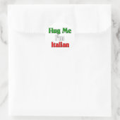 Sticker Rond Je suis Italien (Sac)