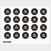 Sticker Rond Je Suis Juste Ici Pour Les Cookies (Feuille)