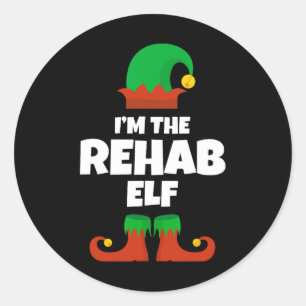 Sticker Rond Je suis La famille des elfes de la réadaptation py