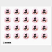 Sticker Rond Je suis la Princesse (Feuille)