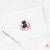 Sticker Rond Je suis la Princesse (Enveloppe)