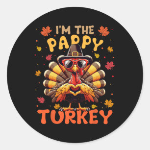 Sticker Rond Je suis la Turquie appy qui correspond à la famill